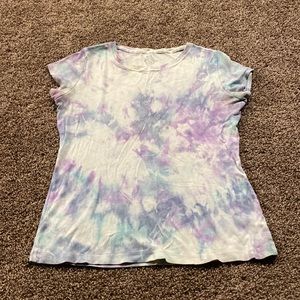 Blue and purple tye dyed XL shirt
